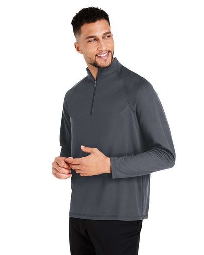 North End Men's Revive Coolcore® Quarter-Zip Pullover NE410 #colormdl_Carbon