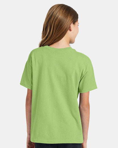 Hanes Ecosmart™ Youth T-Shirt 5370 #colormdl_Lime