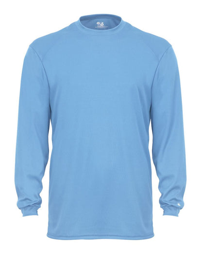 Badger B-Core Long Sleeve T-Shirt 4104 #color_Columbia Blue