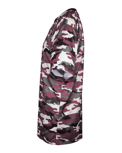 Badger Men's Camo T-Shirt 4181 #color_Maroon