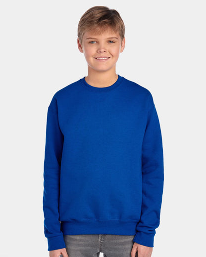 JERZEES Youth NuBlend® Crewneck Sweatshirt 562BR JERZEES Youth NuBlend® Crewneck Sweatshirt 562BR