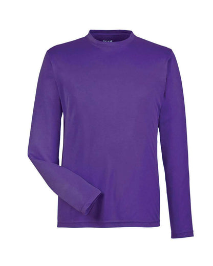 Team 365 Men's Zone Performance Long Sleeve T-Shirt TT11L #color_Sport Purple