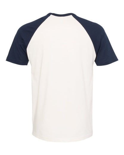 Next Level Cotton Raglan T-Shirt 3650 #color_Midnight Navy/ Natural