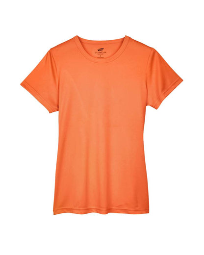 UltraClub Women's Cool & Dry Sport Performance Interlock T-shirt 8420L #color_Bright Orange