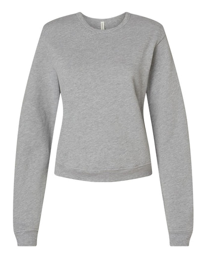 BELLA + CANVAS Women's Sponge Fleece Classic Crewneck Sweatshirt 7511 #color_Athletic Heather