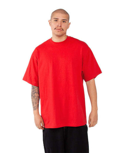 Shaka Wear Unisex Max Heavyweight T-Shirt SHMHSS #colormdl_Red