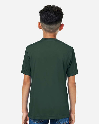 CORE365 Youth Capital Performance T-Shirt CE10Y #colormdl_Forest