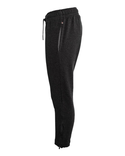 Badger FitFlex Women's French Terry Ankle Pants 1071 #color_Black