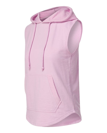 MV Sport Women's Kinsley Sleeveless Hooded Sweatshirt W24131 #color_Wisteria