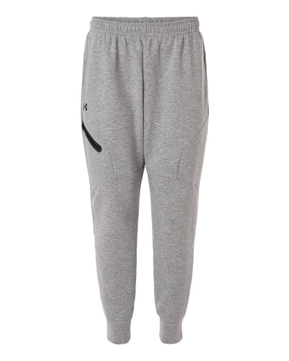 Under Armour Men's Unstoppable Fleece Joggers 1379808 #color_Mod Grey/ Black