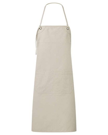 Artisan Collection by Reprime Artisan's Choice Double Pocket Canvas Apron RP181 #color_Natural
