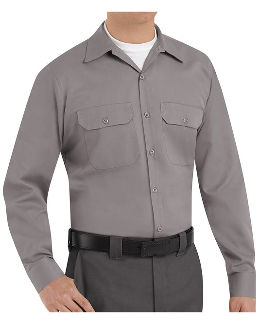 Red Kap Men's Tall Utility Long Sleeve Work Shirt ST52T