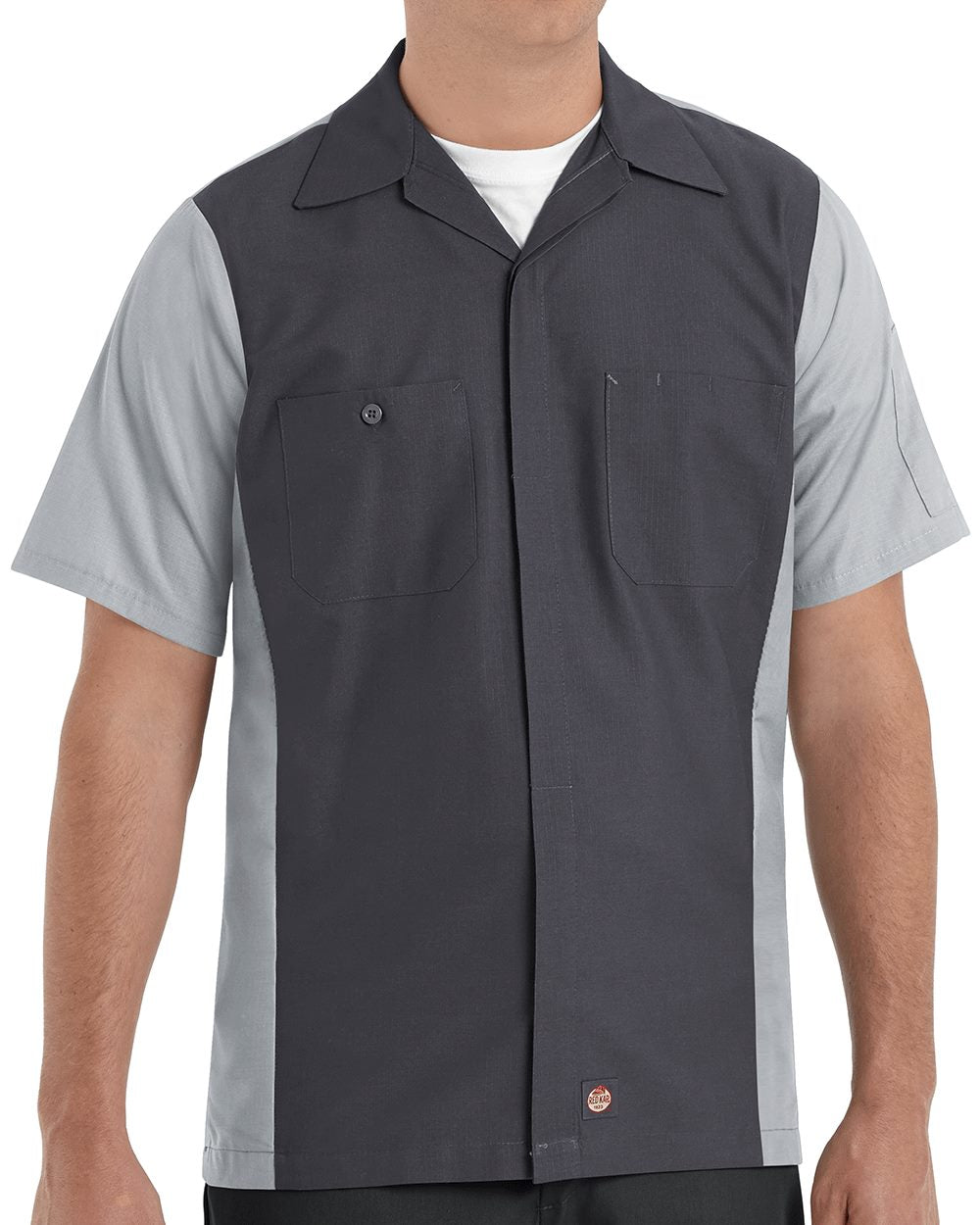 Red Kap Men's Tall Short Sleeve Automotive Crew Shirt SY20T