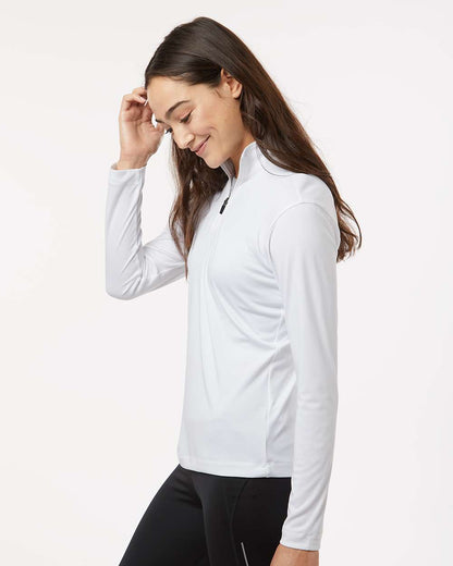 AllPro Women's Pro-Lock Performance Quarter-Zip Pullover 41870L #colormdl_White