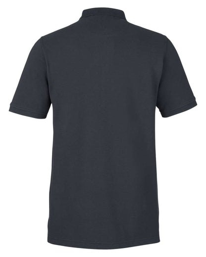 Harriton Men's Valiant Cotton Snag Protect Polo M205 #color_Dark Charcoal