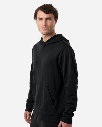 Team 365 Unisex Squad Hooded Tech Fleece Pullover TT400 #colormdl_Black
