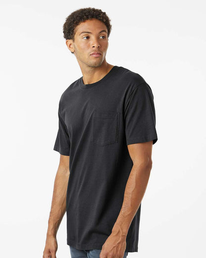 SoftShirts Unisex Classic Pocket T-Shirt 210 #colormdl_Black