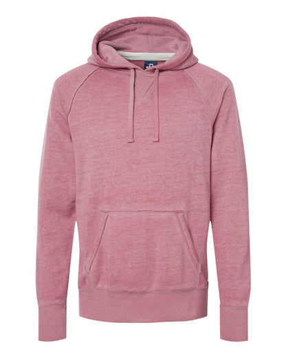 J. America Men's Vintage Zen Fleece Hooded Sweatshirt 8915 #color_Rose