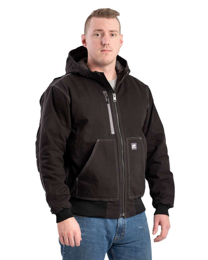 Berne Apparel Men's Modern Hooded Jacket HJ61 #colormdl_Black