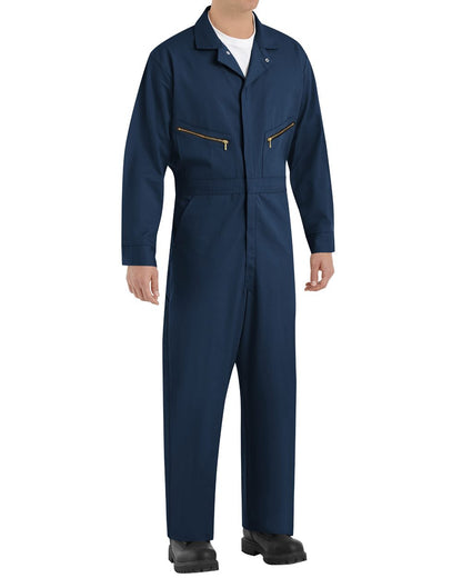 Red Kap Men's Zip-Front Cotton Coverall CC18 Red Kap Men's Zip-Front Cotton Coverall CC18
