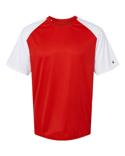 Badger Breakout T-Shirt 4230 #color_Red/ White