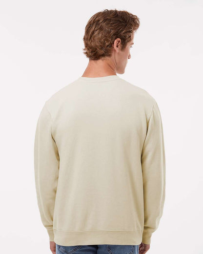 Independent Trading Co. Midweight Pigment-Dyed Crewneck Sweatshirt PRM3500 #colormdl_Pigment Ivory