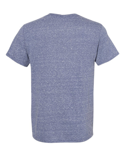 JERZEES Unisex Snow Heather Jersey T-Shirt 88MR #color_Denim