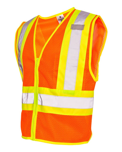 Kishigo Unisex Ultra-Cool™ Contrasting Mesh Vest 1055-1056 #color_Orange
