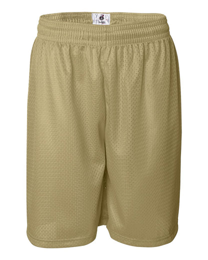 Badger Pro Mesh 9" Shorts 7209 #color_Vegas Gold