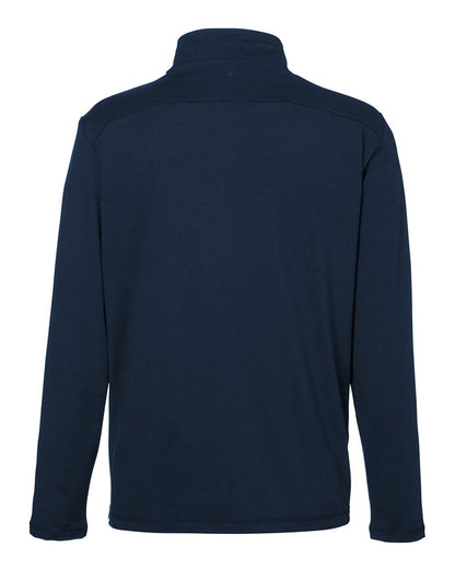 Glyder Men's Fairway Marbled Jersey Quarter-Zip Pullover MDP1772 #color_Navy Marble