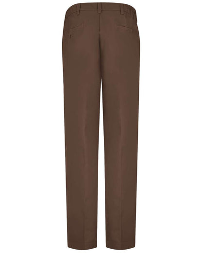 Red Kap Men's Elastic Insert Work Pants PT60 #color_Brown - 31I