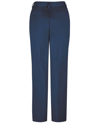 Red Kap Women's Extended Sizes Elastic Insert Work Pants PT61EXT #color_Navy - 28I