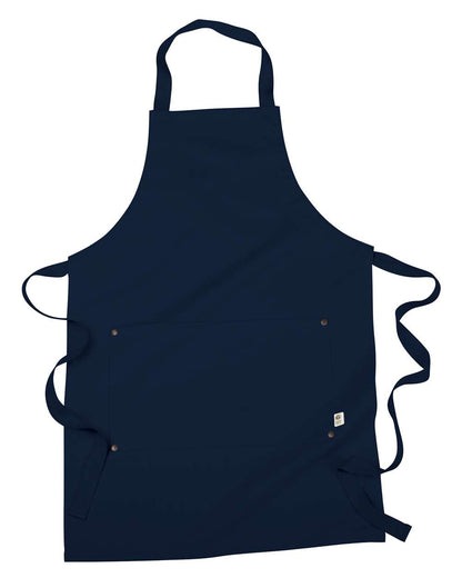 econscious Eco Apron with Pocket EC6015 #color_Navy