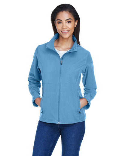 Team 365 Women's Leader Soft Shell Jacket TT80W #colormdl_Sport Light Blue