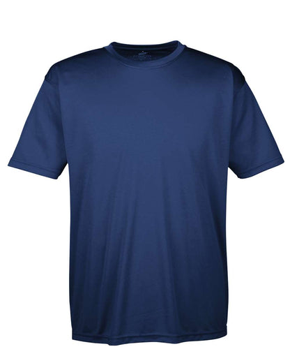 UltraClub Men's Cool & Dry Sport Performance Interlock T-Shirt 8420 #color_Navy