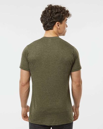 Tultex Poly-Rich T-Shirt 241 #colormdl_Heather Military Green