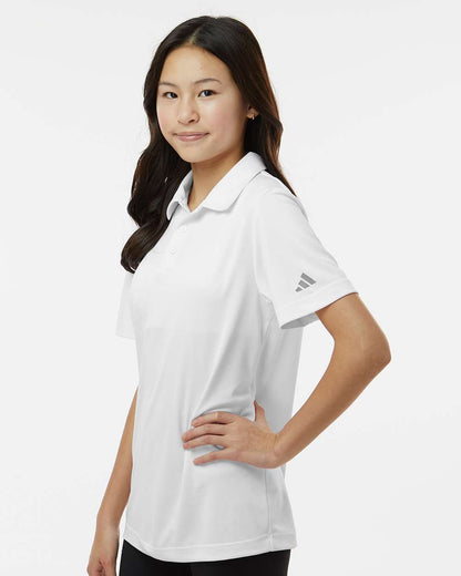 Adidas Youth Performance Polo A4000 #colormdl_White