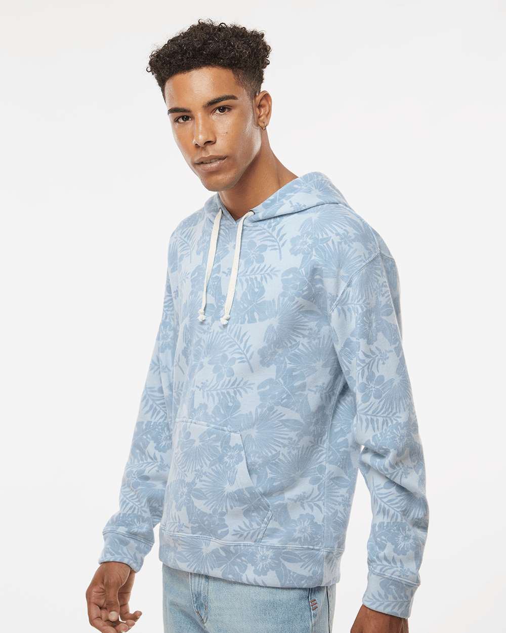 #colormdl_Chambray Aloha Triblend
