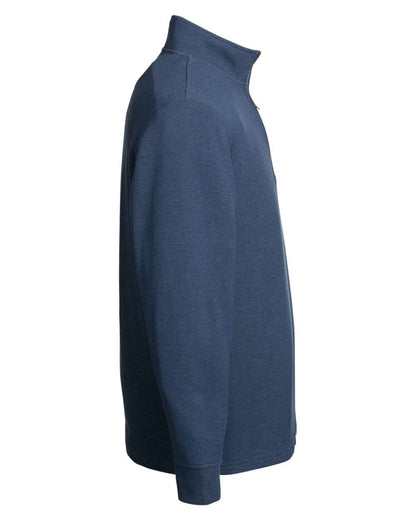 vineyard vines Men's Saltwater Quarter-Zip Pullover K002708 #color_Blue Blazer/ Navy Heather