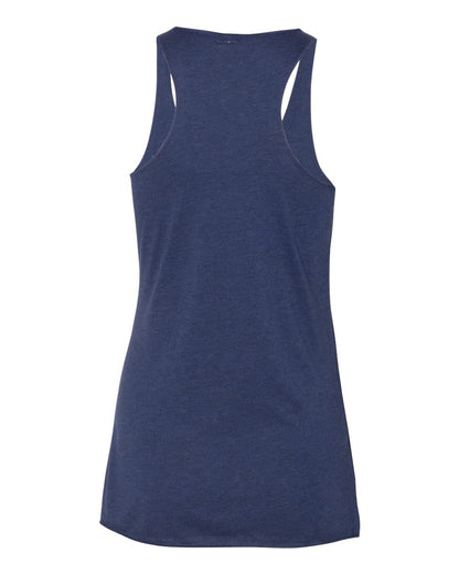 BELLA + CANVAS Women's Triblend Racerback Tank 8430 #color_Navy Triblend