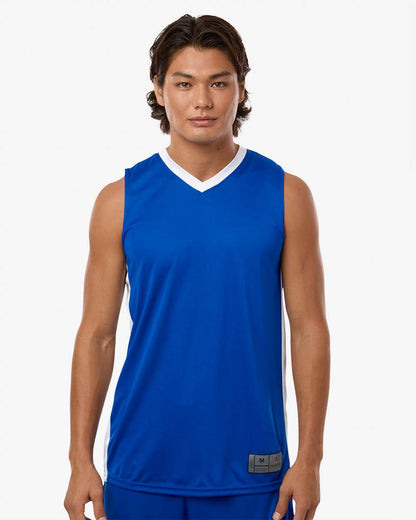 Augusta Sportswear Men's Match-Up Basketball Jersey 6886 #colormdl_Royal/ White