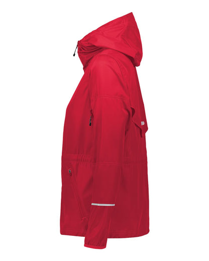 Holloway Women's Packable Hooded Jacket 229782 #color_Scarlet