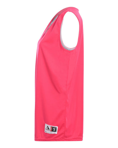 Augusta Sportswear Women's Reversible Wicking Tank Top 147 #color_Power Pink/ White