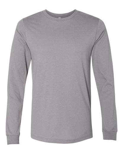 BELLA + CANVAS Unisex Jersey Long Sleeve Tee 3501 #color_Storm