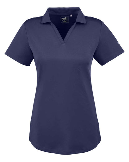 Puma Golf Women's Icon Golf Polo 596800 #color_Peacoat