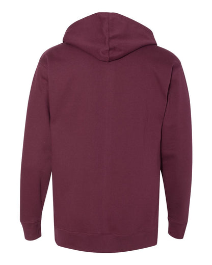 Independent Trading Co. Unisex Midweight Hooded Sweatshirt SS4500 #color_Maroon