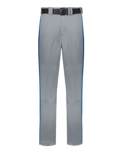 Russell Athletic Unisex Piped Change-Up Baseball Pants R14DBM #color_Baseball Grey/ Royal