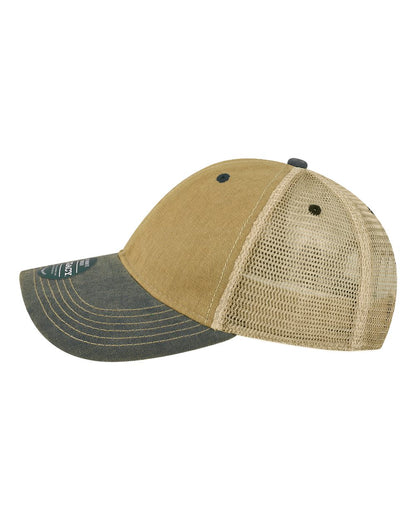 LEGACY Old Favorite Trucker Cap OFA #color_Dark Tan/ Navy