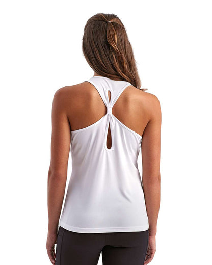 TriDri Women's Knot Back Venus Tank TD042 #colormdl_White
