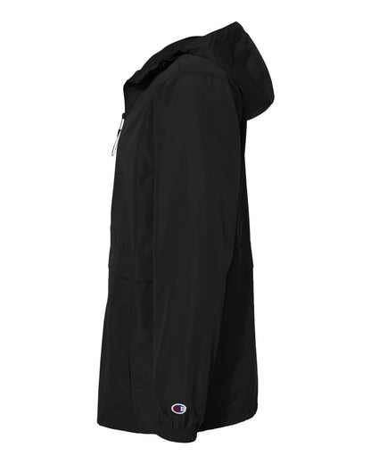 Champion Unisex Full-Zip Anorak Jacket CO125 #color_Black